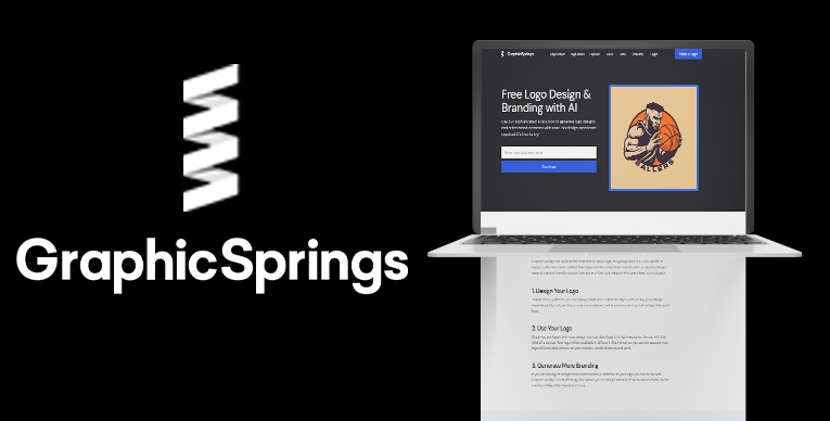 “GraphicSprings” أداة متقدمة لتصميم الشعارات بسهولة باستخدام الذكاء الاصطناعي