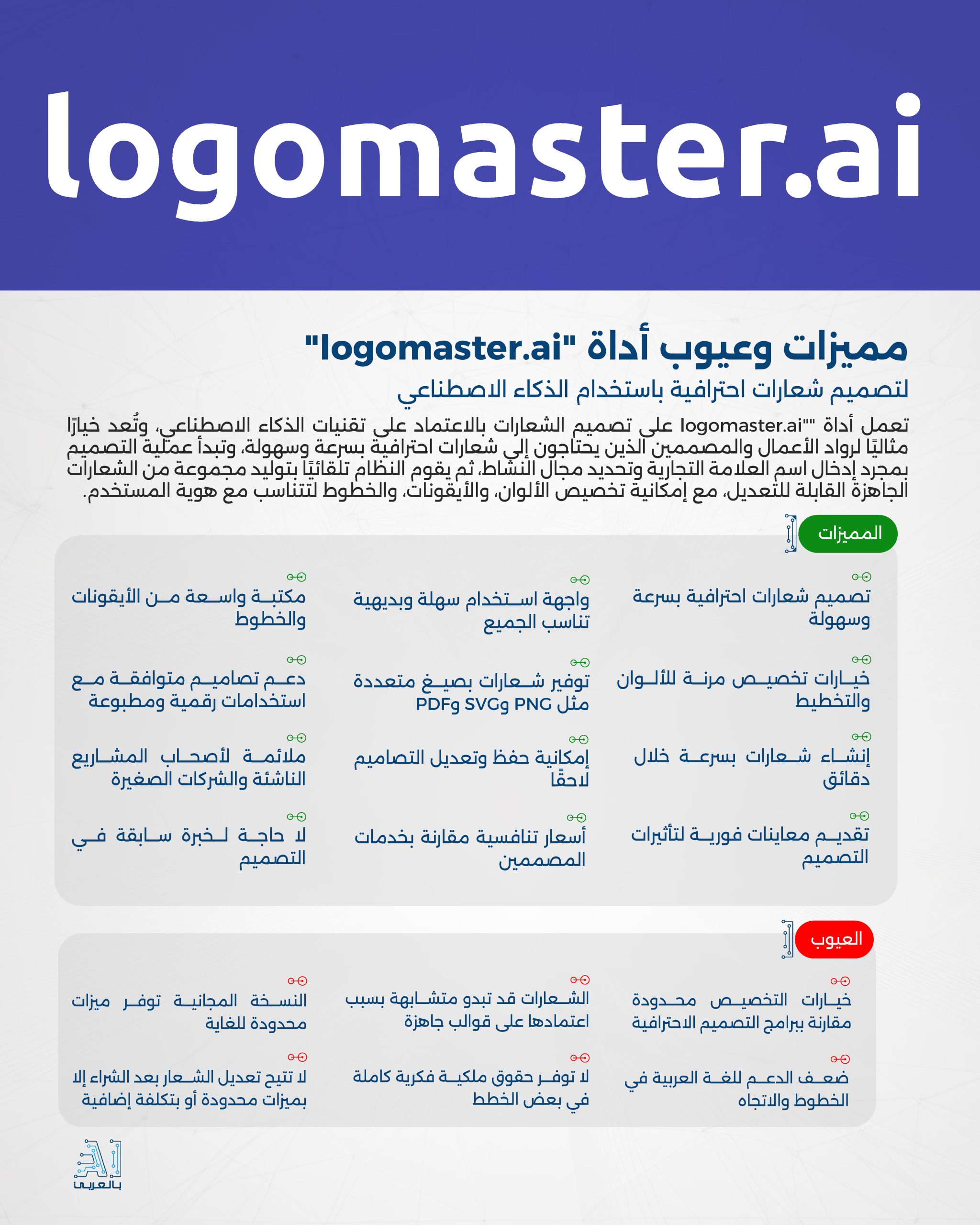 "logomaster.ai" أداة متطورة لتصميم شعارات احترافية باستخدام الذكاء الاصطناعي 2 "logomaster.ai" أداة متطورة لتصميم شعارات احترافية باستخدام الذكاء الاصطناعي
