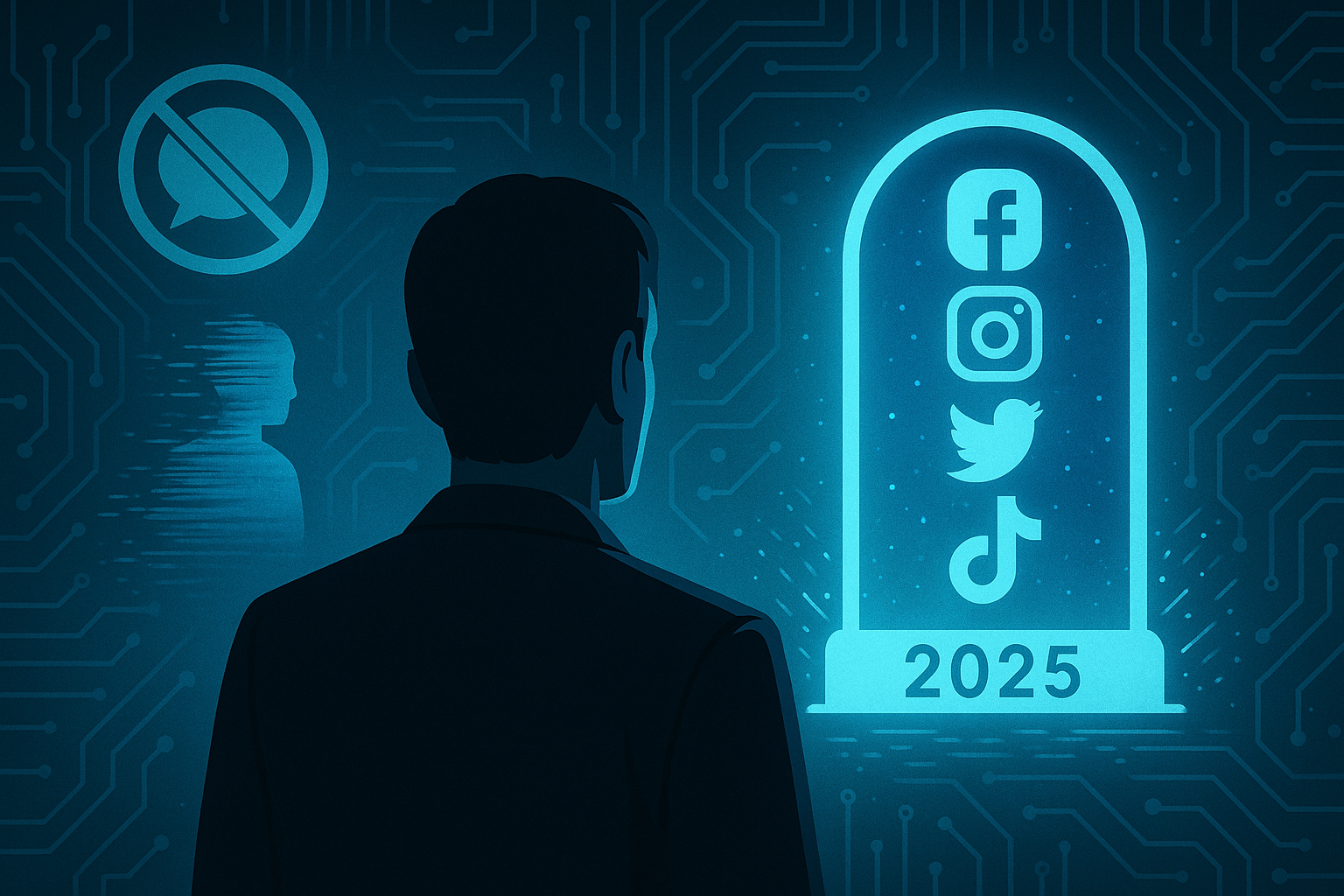 هل الذكاء الاصطناعي يهدد مستقبل شبكات التواصل؟ – الانقراض الرقمي الطوعي في 2025
