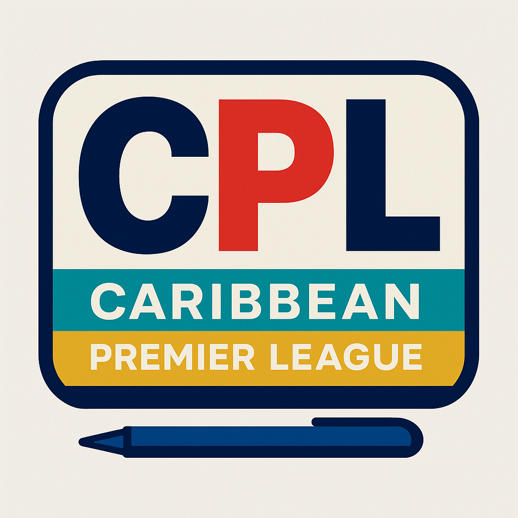 لافتة CPL ترمز إلى الدوري الكاريبي الممتاز