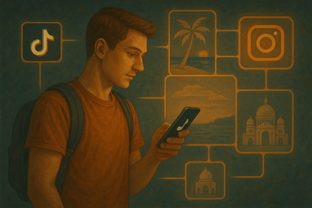 وسائل التواصل الاجتماعي تقود حجوزات السفر.. كيف يؤثر TikTok وInstagram على اختيارات المسافرين؟