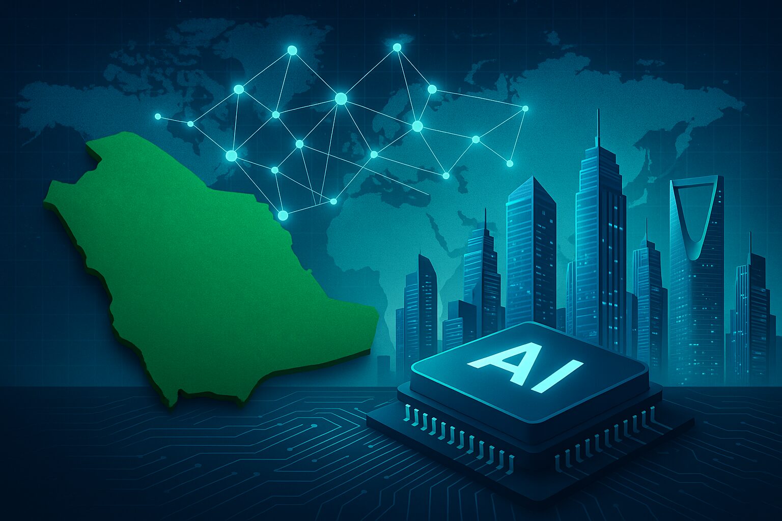 "العصر الذكي السعودي".. المملكة ترسم طريق الريادة العالمية في الذكاء الاصطناعي