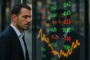 شاشة رقمية تُظهر محتوى مخفيًا خلف واجهة لامعة