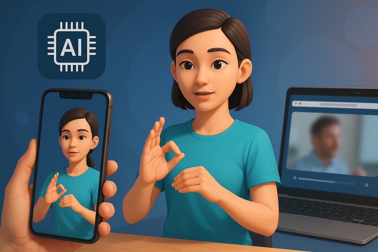تطوير منصة جديدة تترجم النصوص إلى لغة إشارة باستخدام الذكاء الاصطناعي