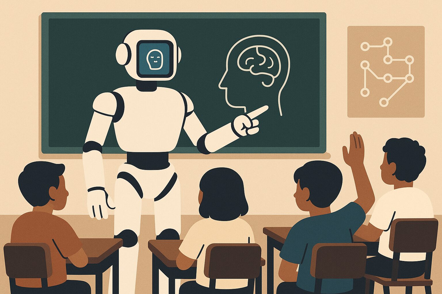 استبدال المعلّم بالمحرّك.. الذكاء الاصطناعي يربّي الأجيال الجديدة