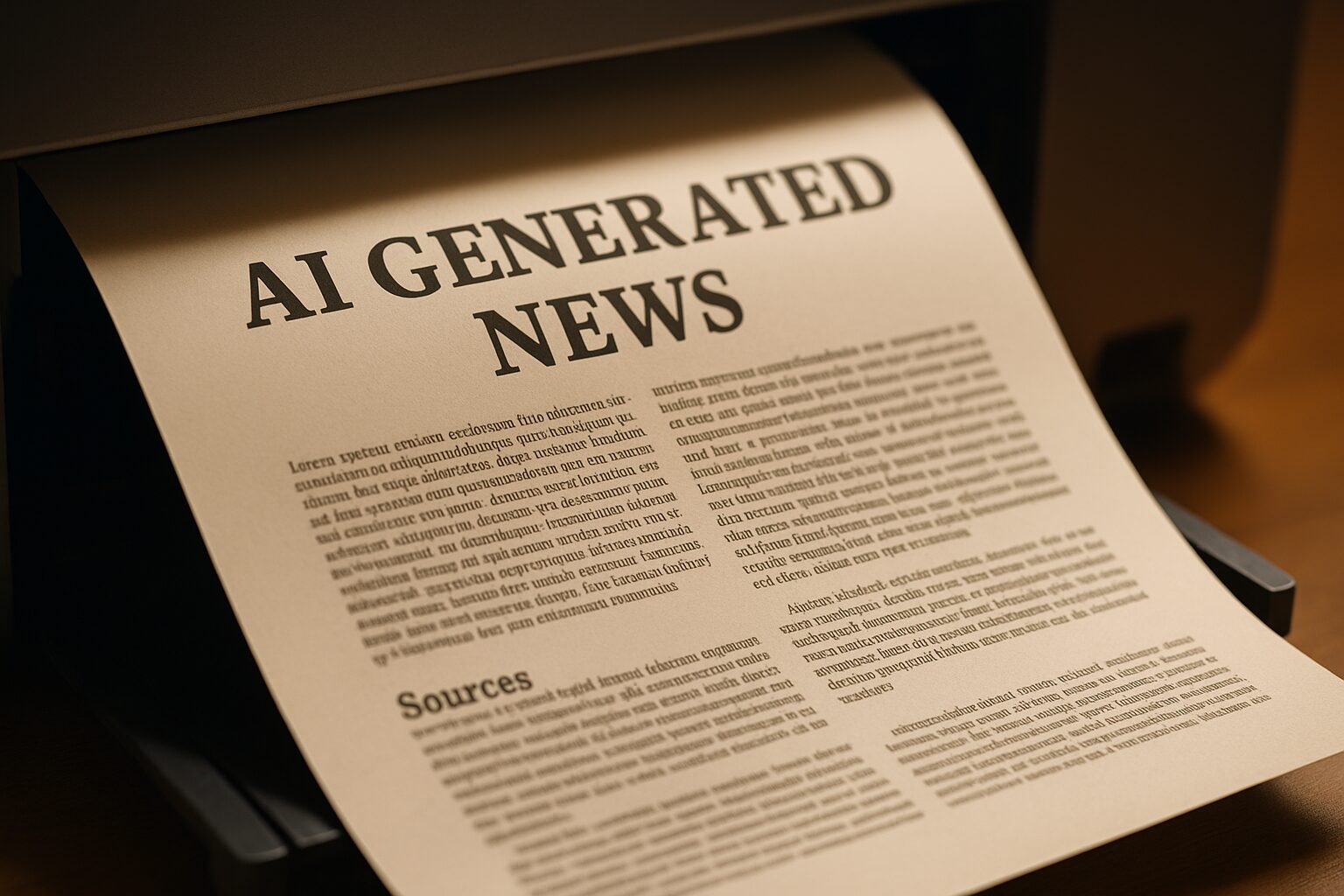 صحافة بلا مصدر.. الذكاء الاصطناعي يبتكر مصادره