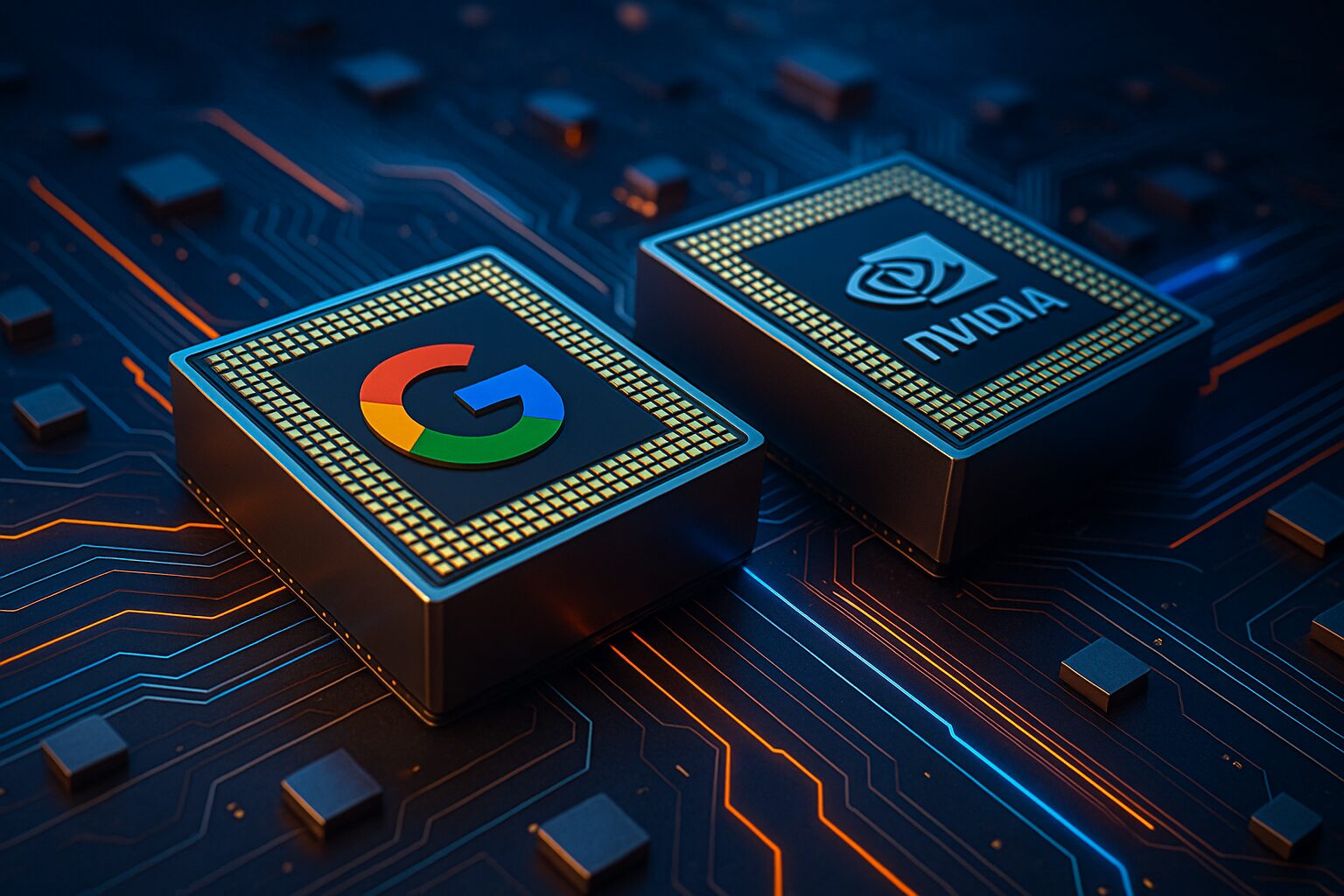 “جوجل” تقترب من كسر هيمنة “إنفيديا” في سوق شرائح الذكاء الاصطناعي