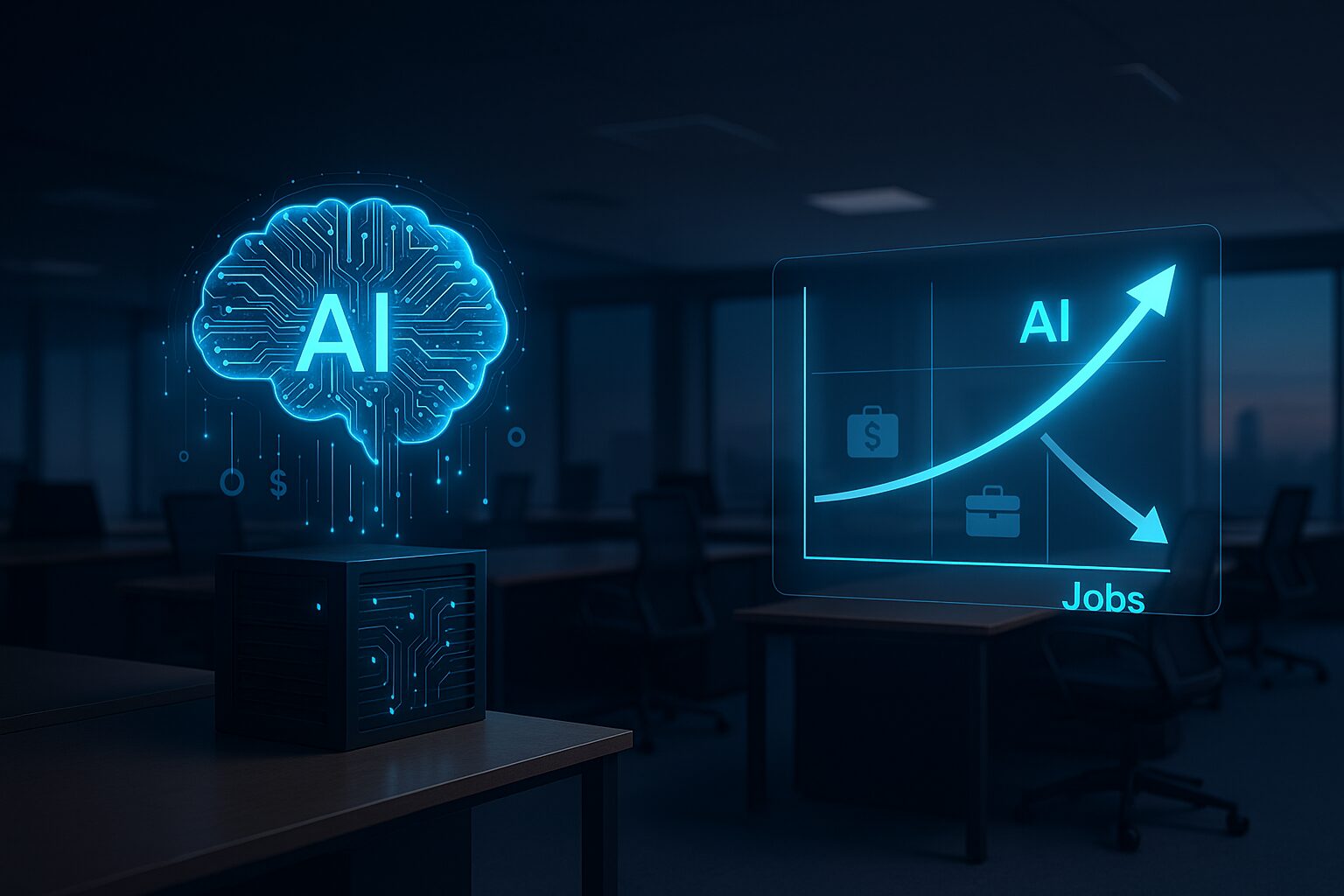 الذكاء الاصطناعي يهدد الوظائف المبتدئة مع توسع التسريح في 2025