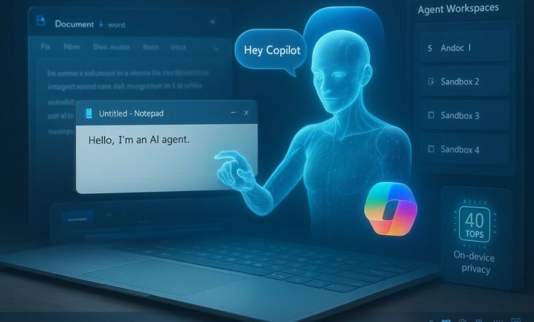 “مايكروسوفت” تعلن مستقبل “ويندوز” الجديد القائم على وكلاء الذكاء الاصطناعي