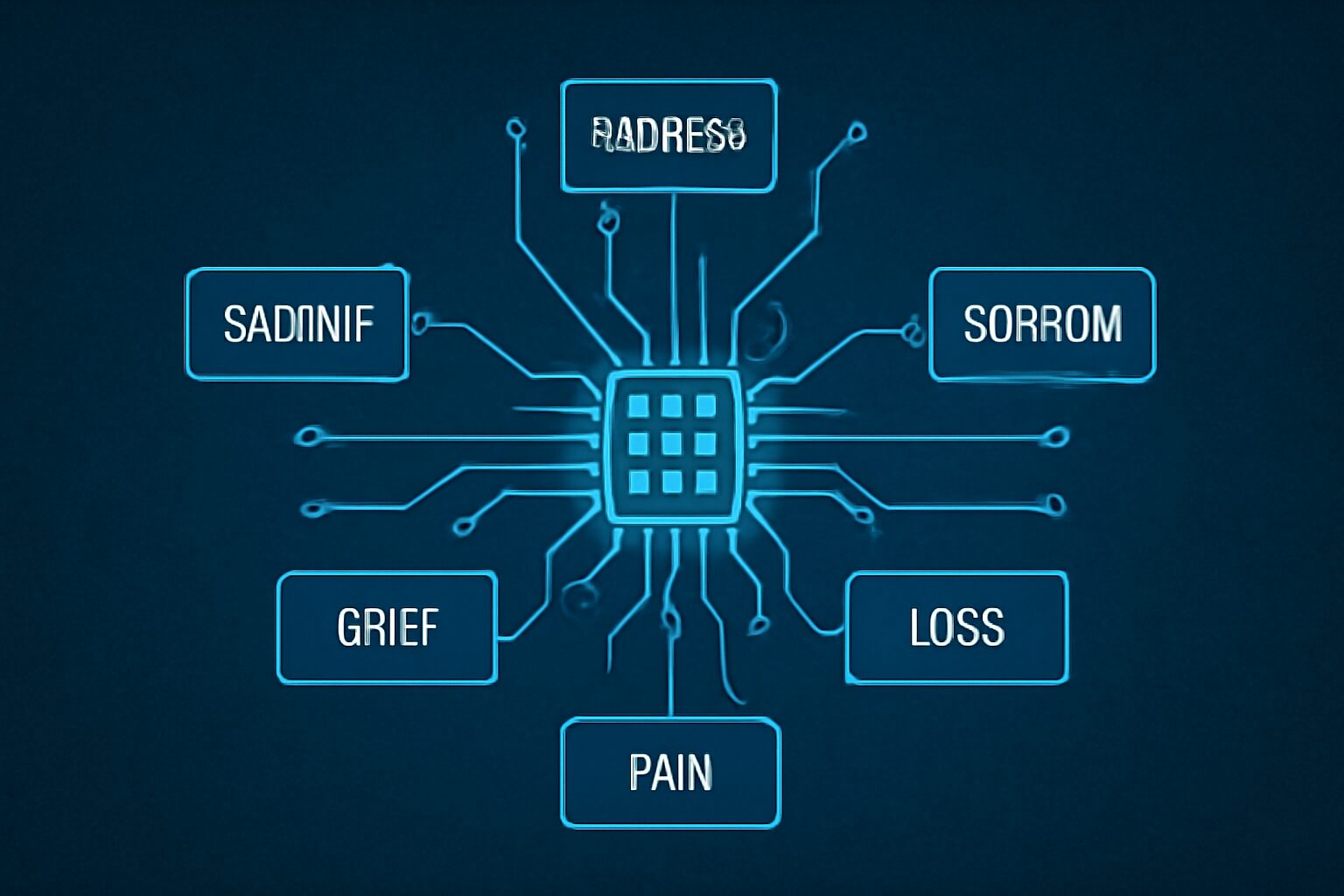 خوارزمية تتعامل مع كلمات حزينة كعقد بيانات باردة بلا أي دلالة شعورية