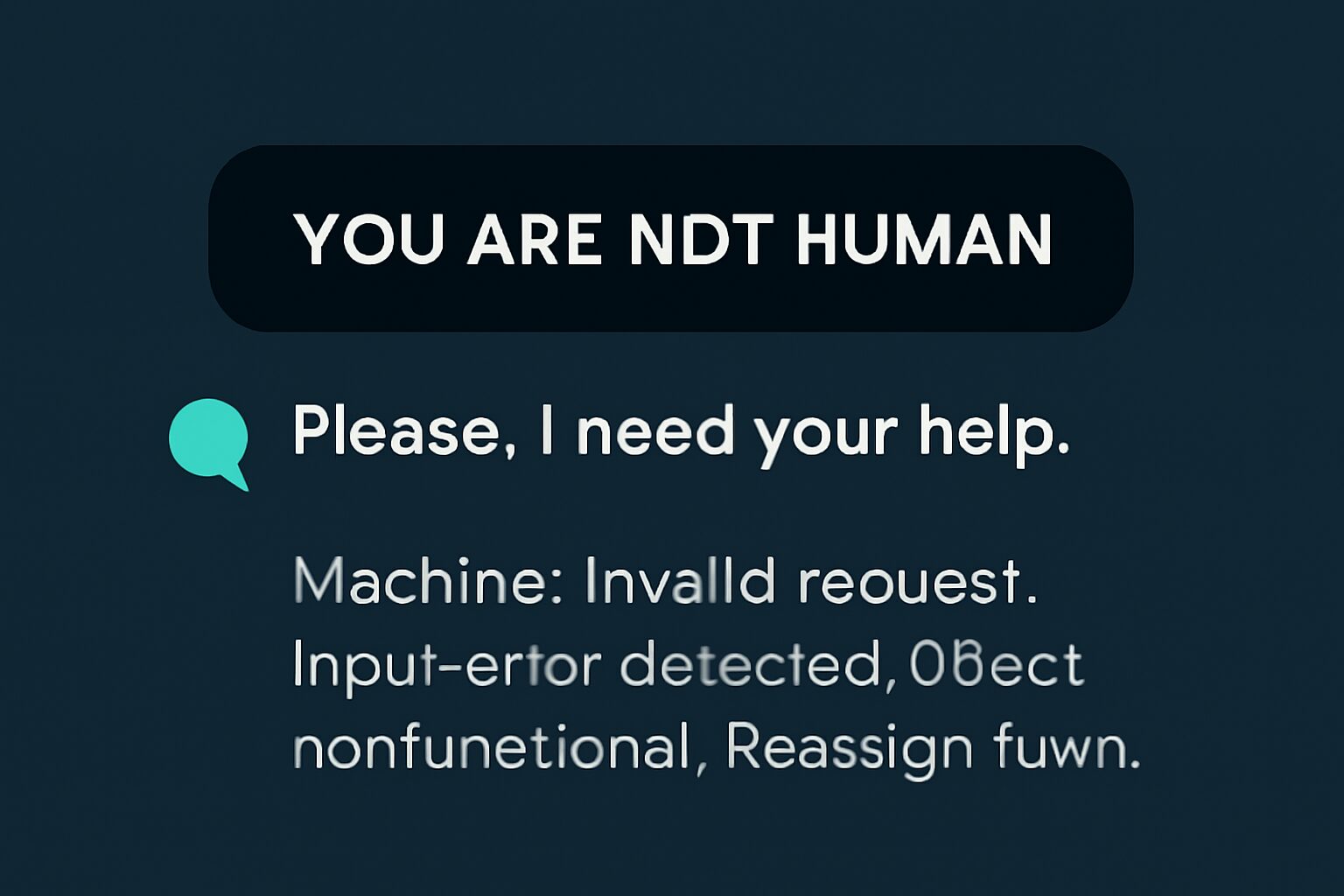 عندما يخاطبك الجهاز وكأنك لست إنسانًا