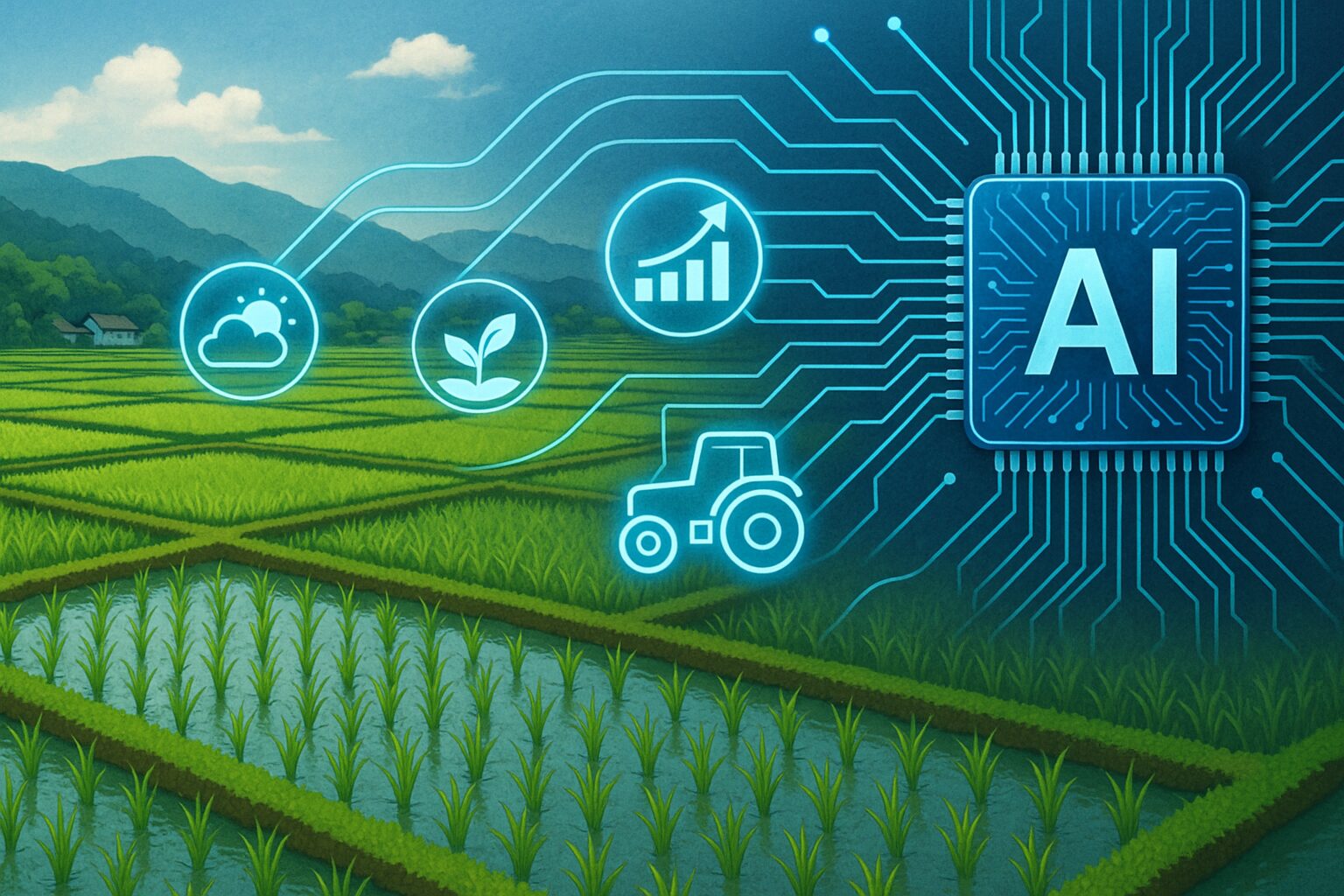 “الصين” تكشف عن أول نموذج ذكاء اصطناعي لحماية الأراضي الزراعية وتحسين إنتاج الحبوب