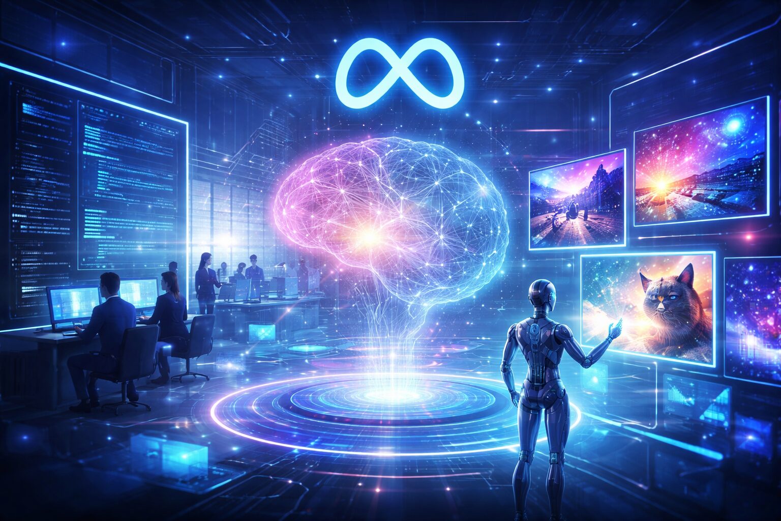 “ميتا” تطوّر نماذج ذكاء اصطناعي جديدة لتوليد الصور والنصوص