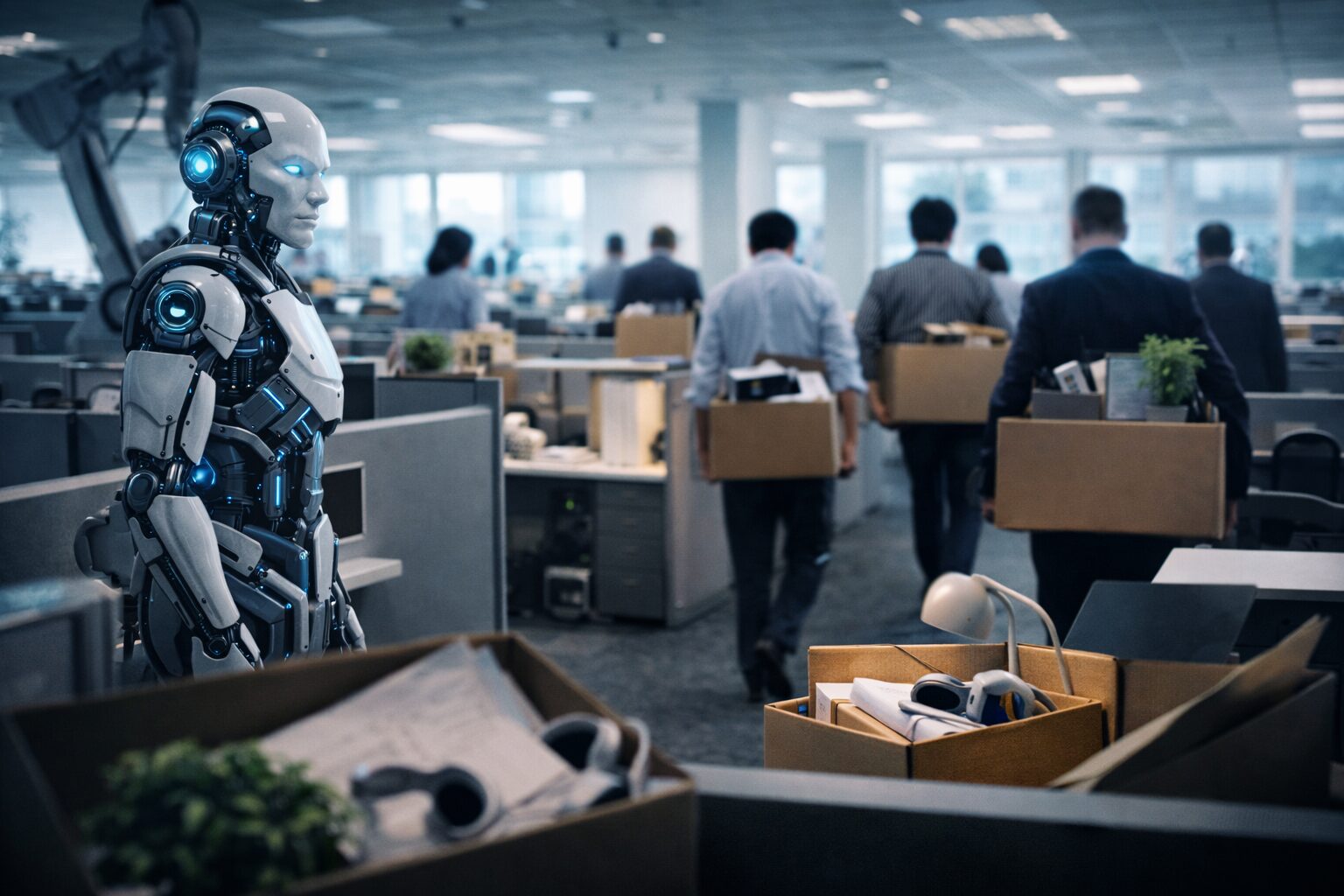 الذكاء الاصطناعي يشعل موجة تسريحات واسعة في سوق العمل الأميركي خلال 2025