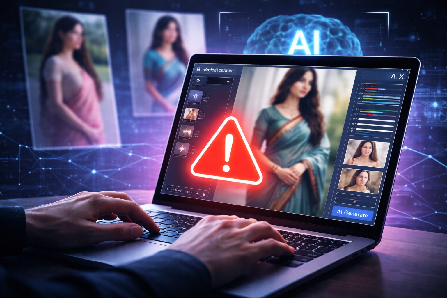 تقرير يحذر من التحايل على أدوات الذكاء الاصطناعي لتوليد صور غير لائقة للنساء