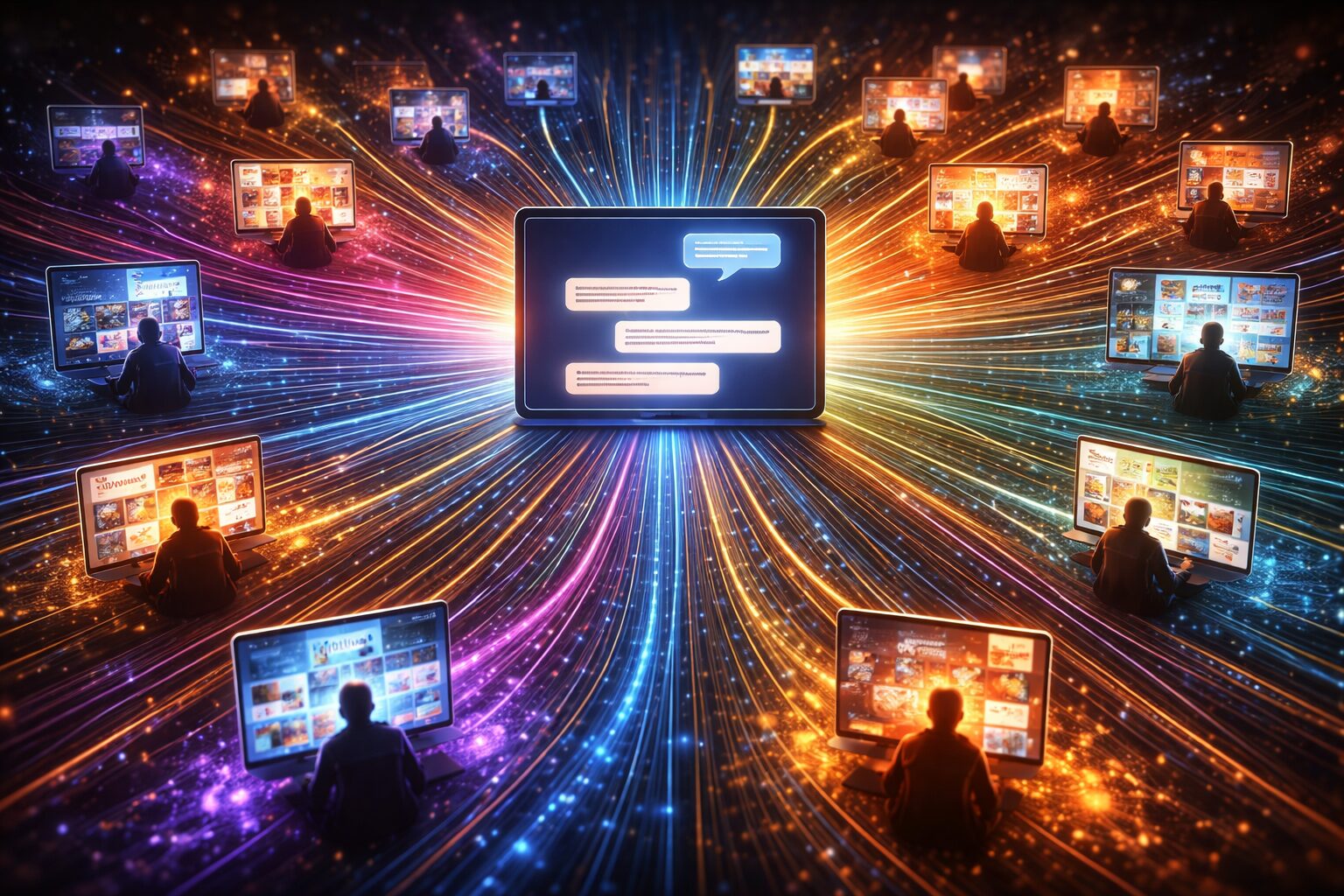 “شاشة واحدة تنقسم إلى عشرات التدفقات المختلفة حسب كل مستخدم”