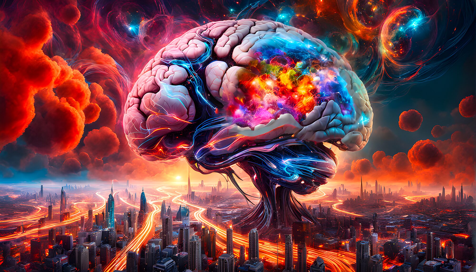 شبكة عصبية تولّد مشاهد مستقبلية متداخلة بلا ذات حالمة