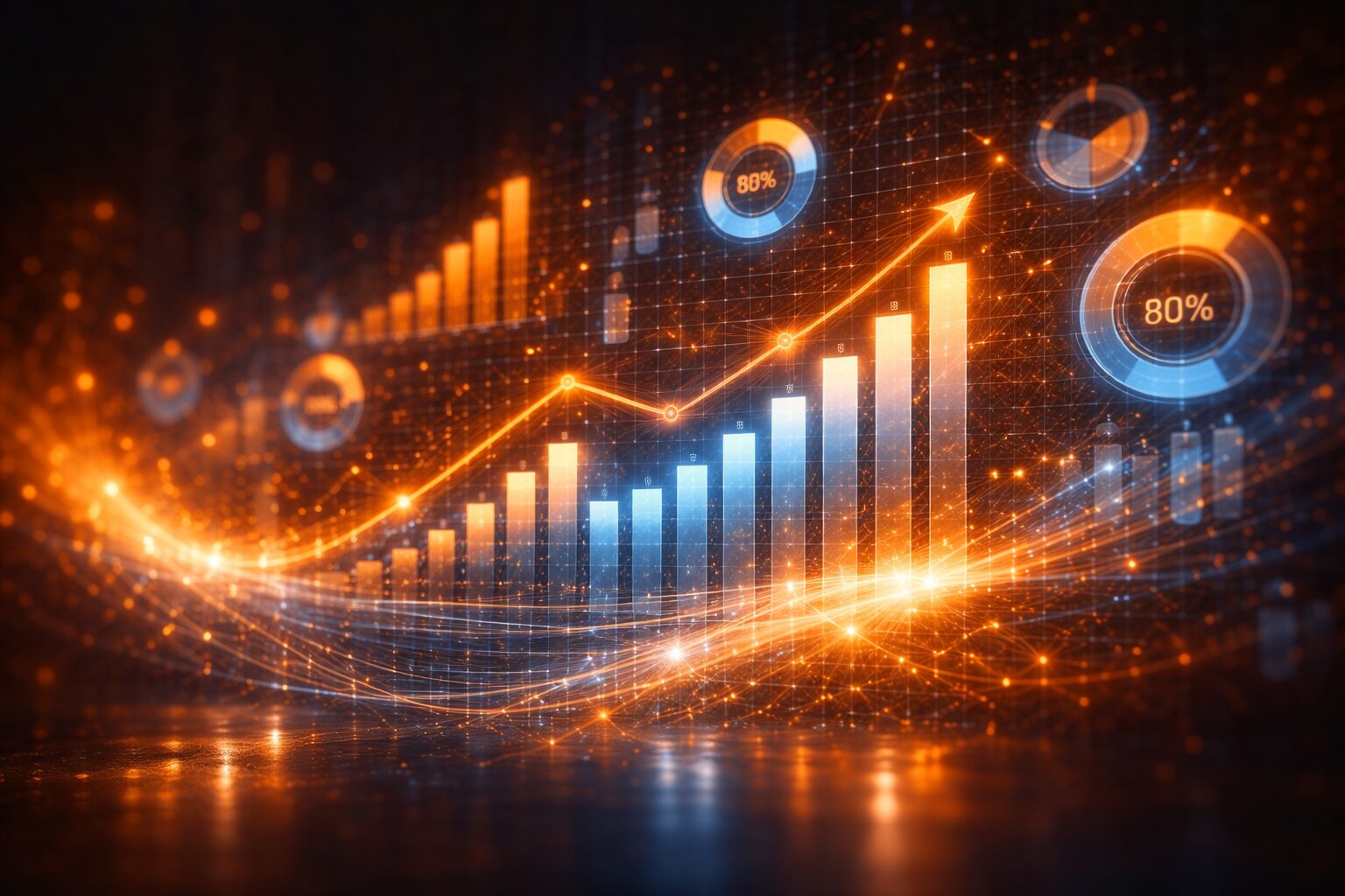 مؤشرات أداء تتحرك في الظل دون كلمات