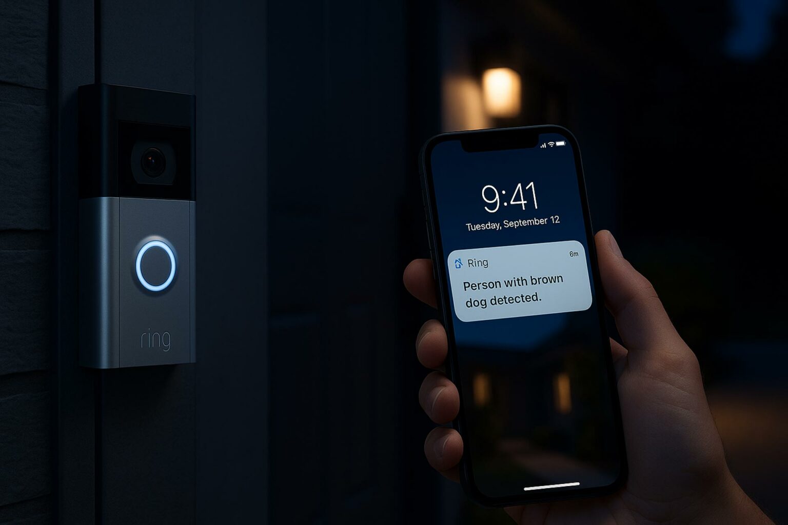 مستخدم يتحدث مع مساعد ذكي في غرفة هادئة خالية من الضجيج