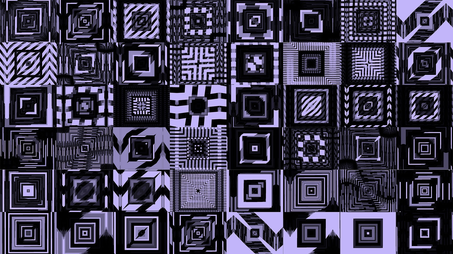 وجه رقمي متشظٍ تتقاطع فيه أنماط منطقية مع فوضى بصرية