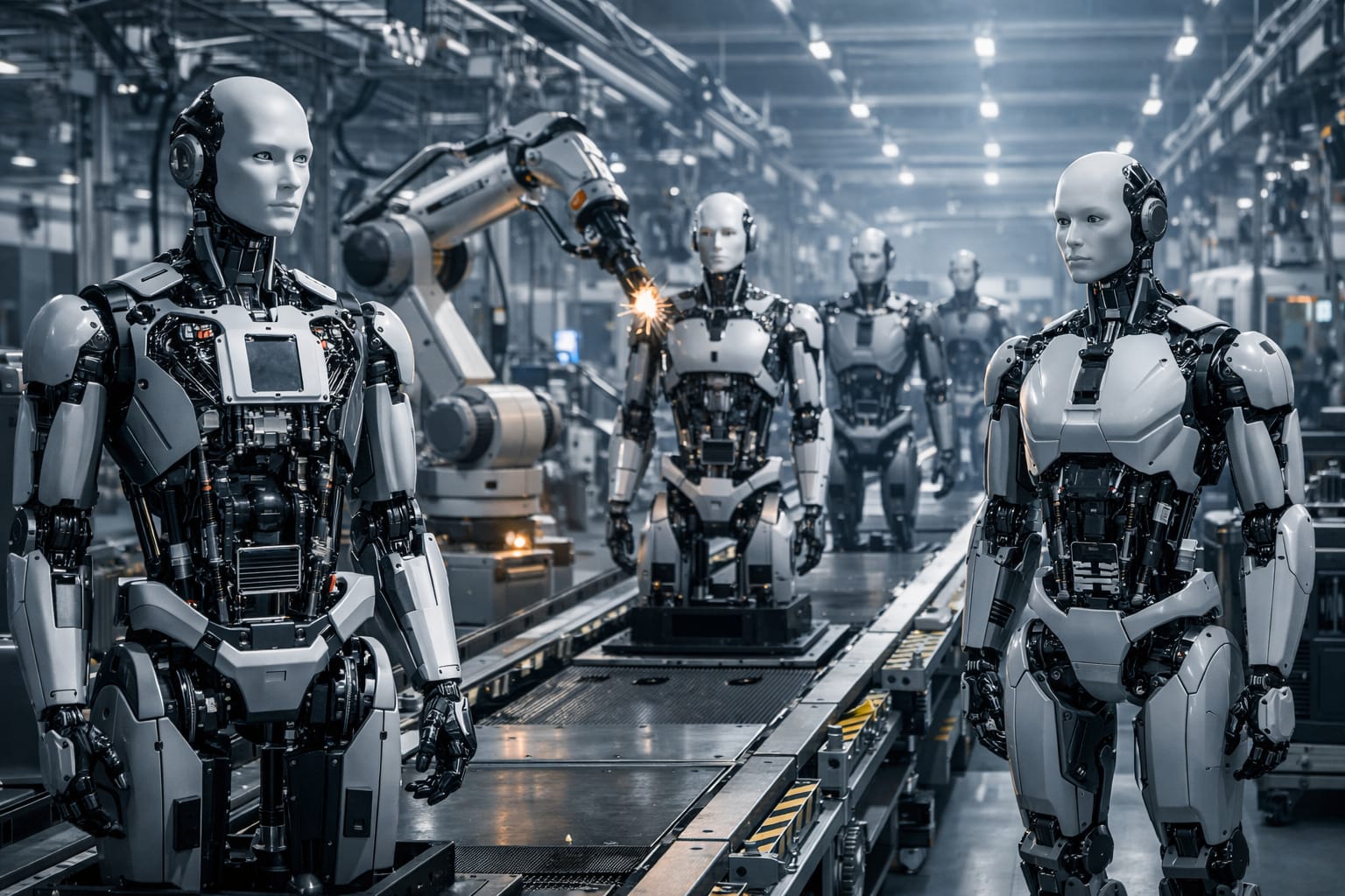 “الصين” تفرض هيمنتها على سوق الروبوتات البشرية عالميًا في 2025