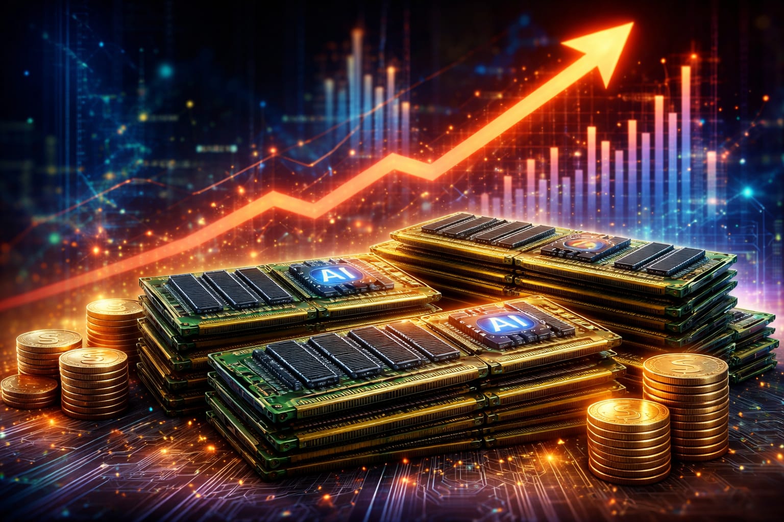 نقص ذاكرة الذكاء الاصطناعي يشعل أسعار RAM عالميًا ويضغط على سوق المستهلكين