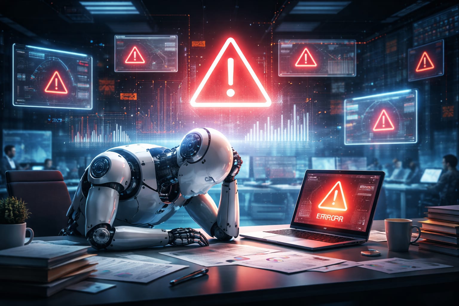 فشل غير متوقع لوكلاء الذكاء الاصطناعي يربك رهانات الأتمتة المؤسسية