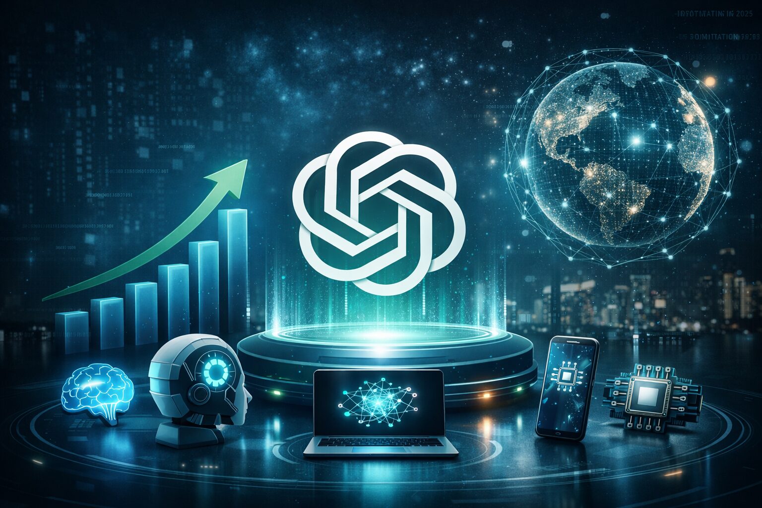 “ChatGPT” يتصدر أدوات الذكاء الاصطناعي الأكثر استخدامًا في 2025