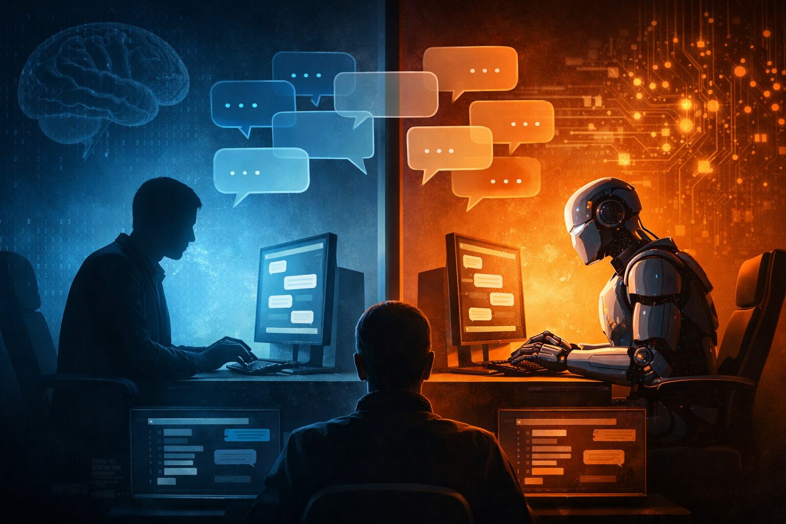 تراجع القدرة على التمييز بين البشر والذكاء الاصطناعي مع تطور نماذج المحاكاة الذكية