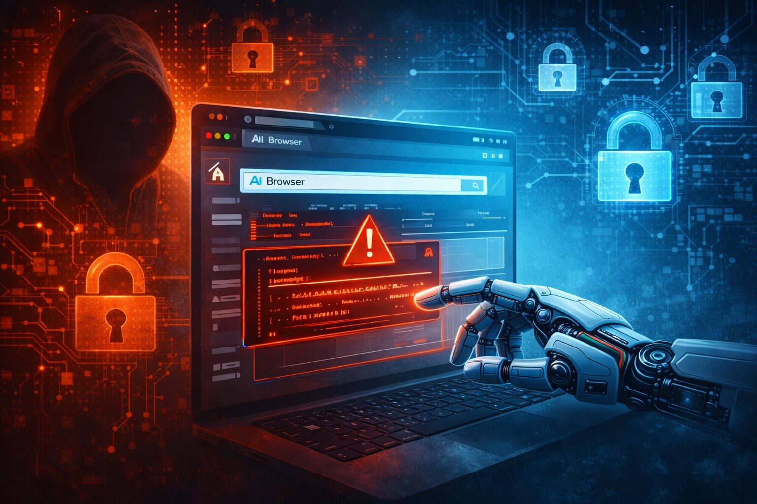 متصفحات الذكاء الاصطناعي تواجه اختراقات خفية تتجاوز أنظمة الحماية التقليدية