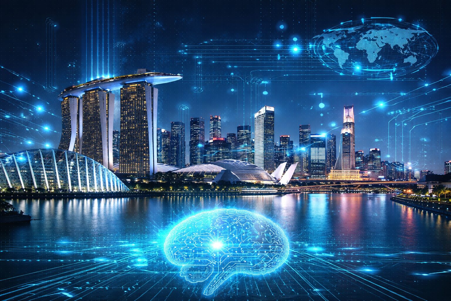 سنغافورة توسّع استثمارات الذكاء الاصطناعي وتستهدف الريادة الإقليمية