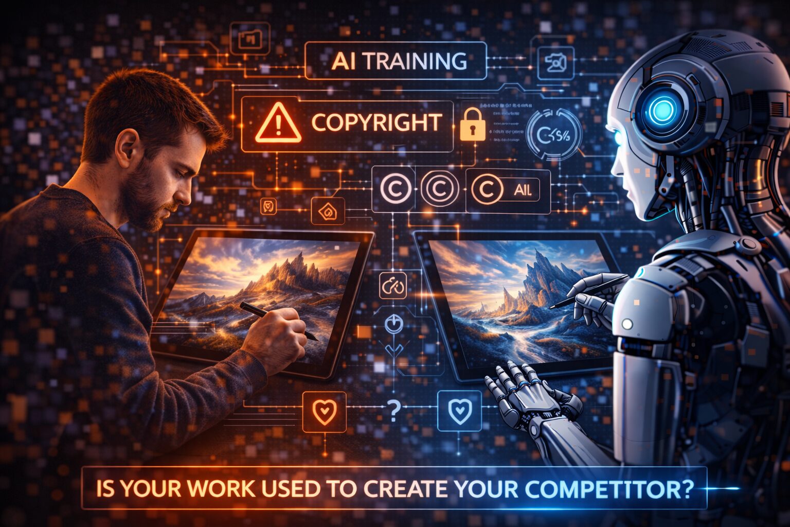 الذكاء الاصطناعي و”Copyright in Training”.. حقوق التدريب: هل تُستخدم أعمالك لصناعة منافسك؟