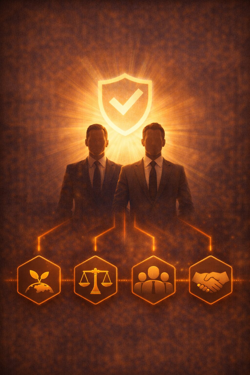 الشركات بوصفها واضعة القيم