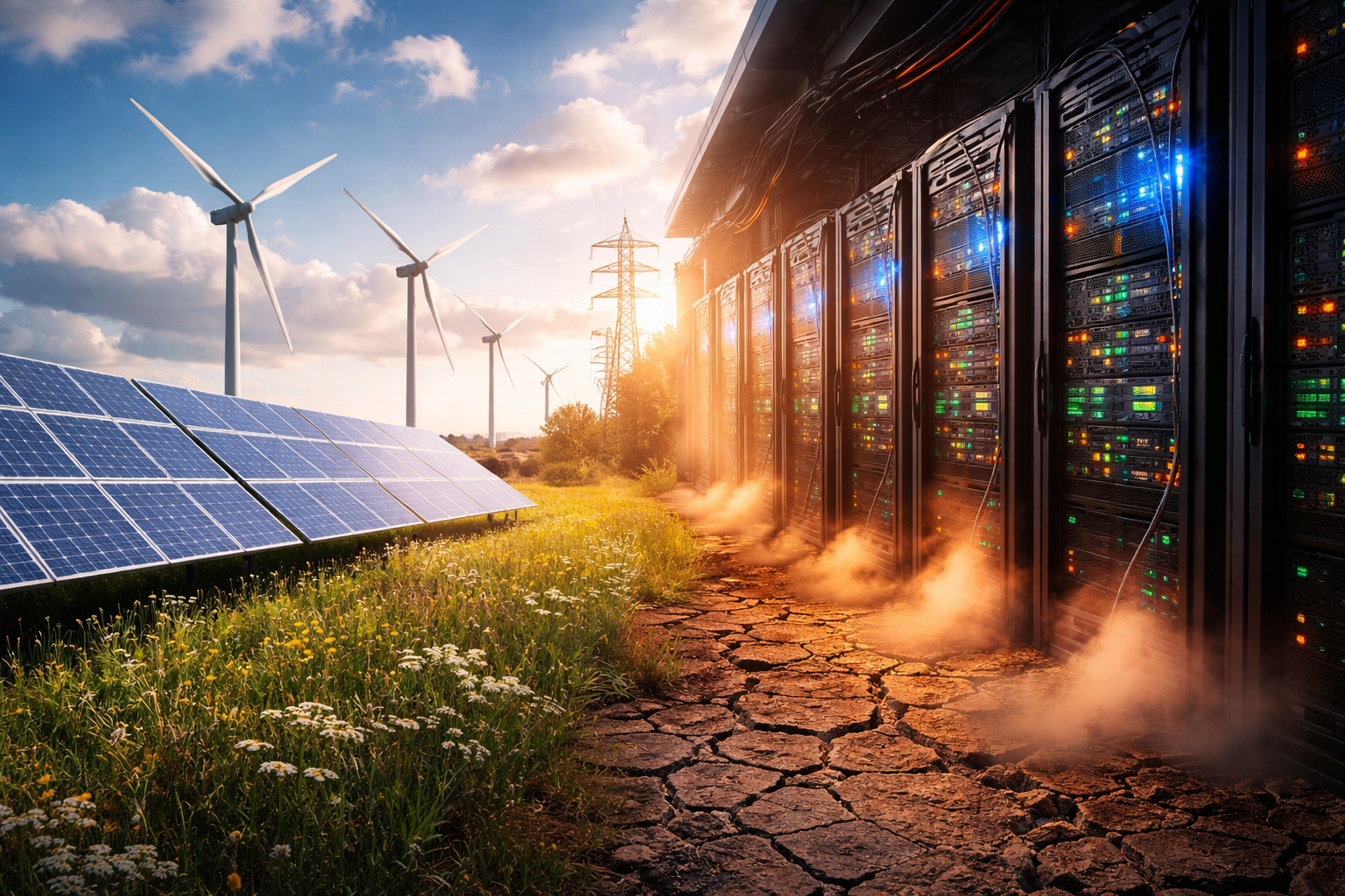 تقرير بريطاني يشكك في ادعاءات خفض الانبعاثات بالذكاء الاصطناعي