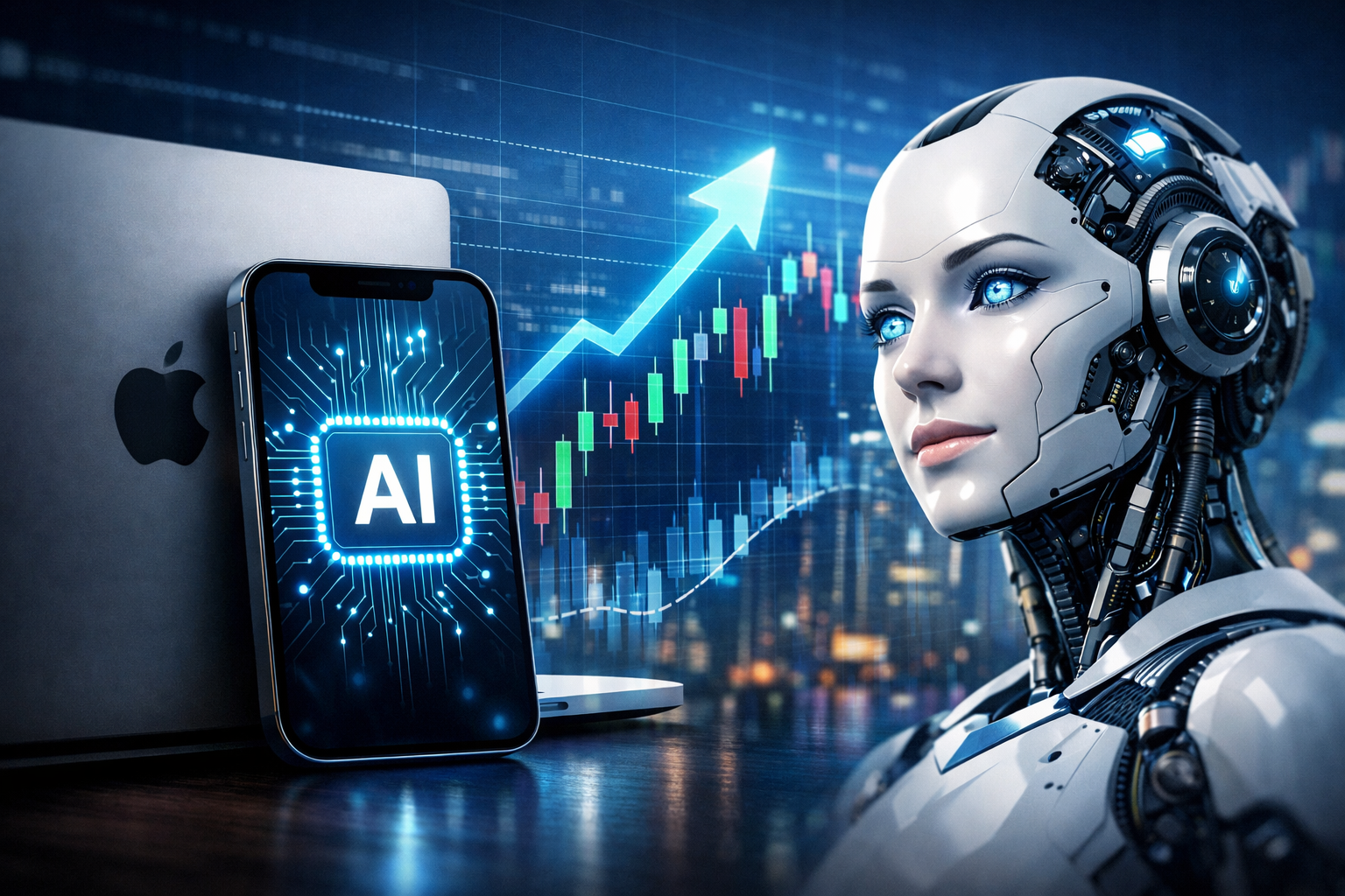 “أبل” تراهن على الذكاء الاصطناعي داخل الأجهزة وتفصل أداء سهمها عن تقلبات “ناسداك”