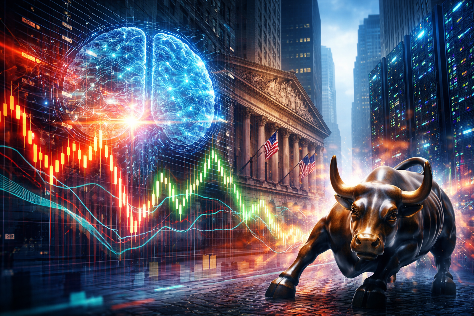محللون يحذرون من تذبذب متواصل في وول ستريت بفعل طفرة الذكاء الاصطناعي