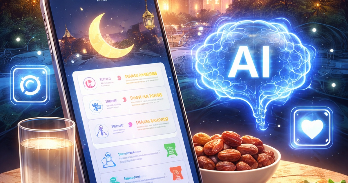 الذكاء الاصطناعي يساعد الصائمين في رمضان 2026 على تنظيم الوقت وتحسين الصحة