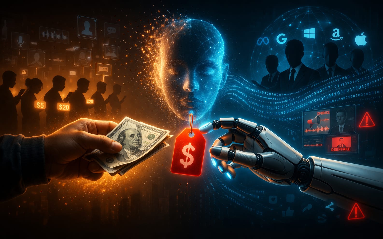 “بيع الهويات الرقمية” لتدريب الذكاء الاصطناعي.. فرصة ربح سريعة أم مخاطرة دائمة؟