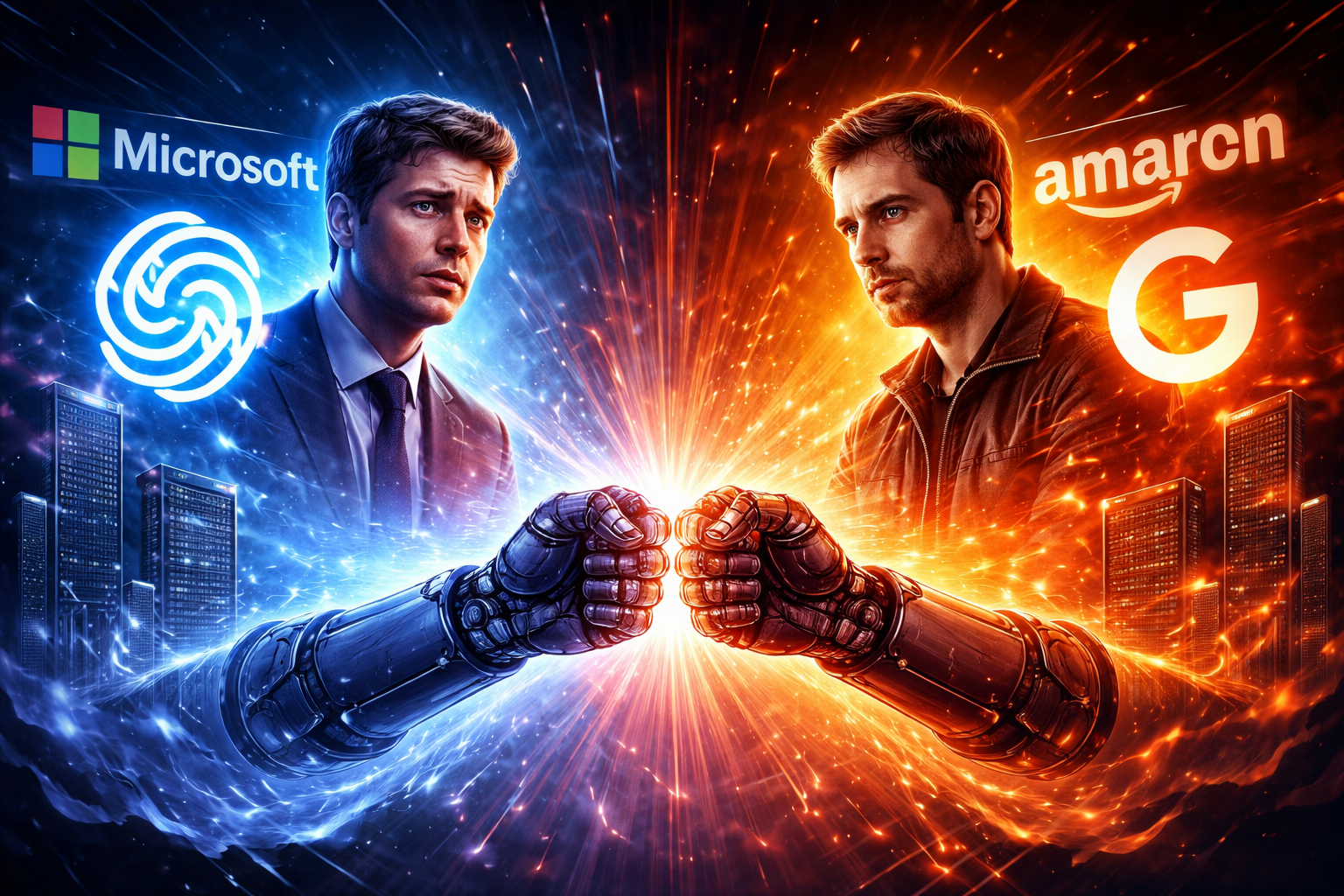 سباق الذكاء الاصطناعي يحتدم بين OpenAI وأنثروبيك بدعم مايكروسوفت وجوجل