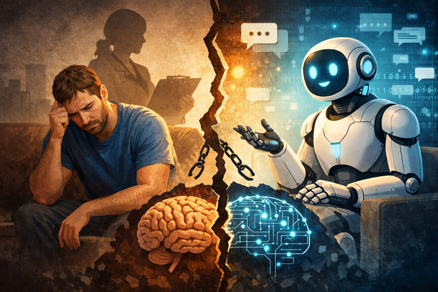 خبراء يحذرون من الاعتماد الكامل على العلاج النفسي بالذكاء الاصطناعي