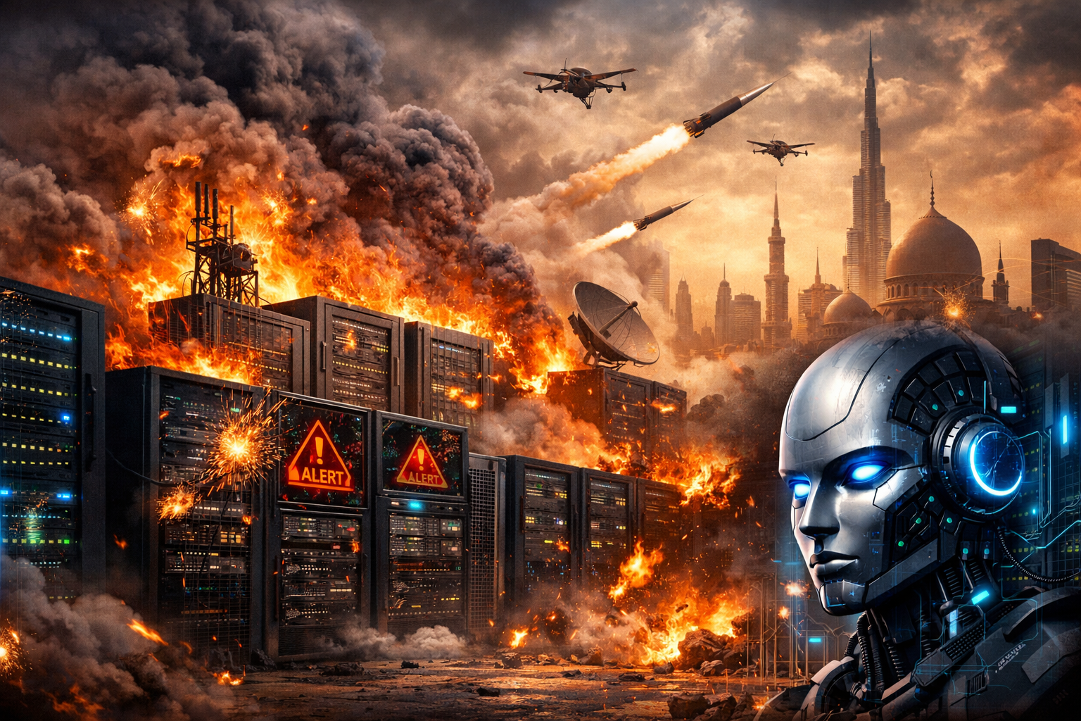 تصاعد المخاطر الأمنية يهدد مراكز بيانات الذكاء الاصطناعي في الشرق الأوسط