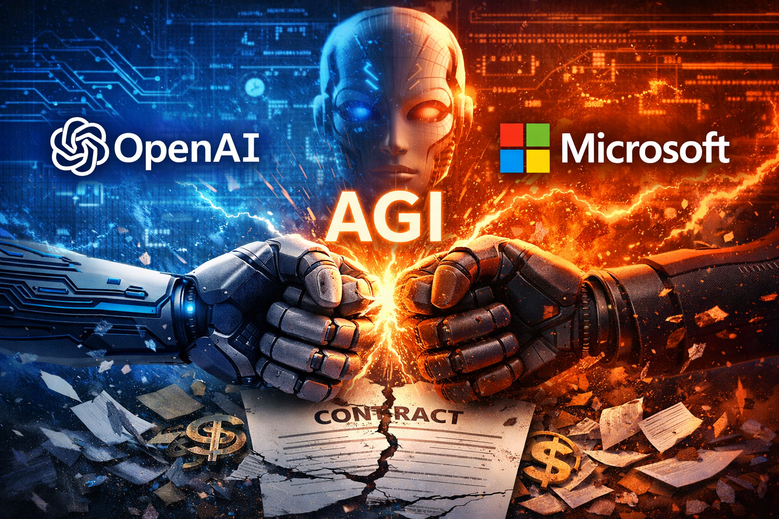 خلافات متصاعدة بين “OpenAI” و”مايكروسوفت” حول تعريف الذكاء العام الاصطناعي