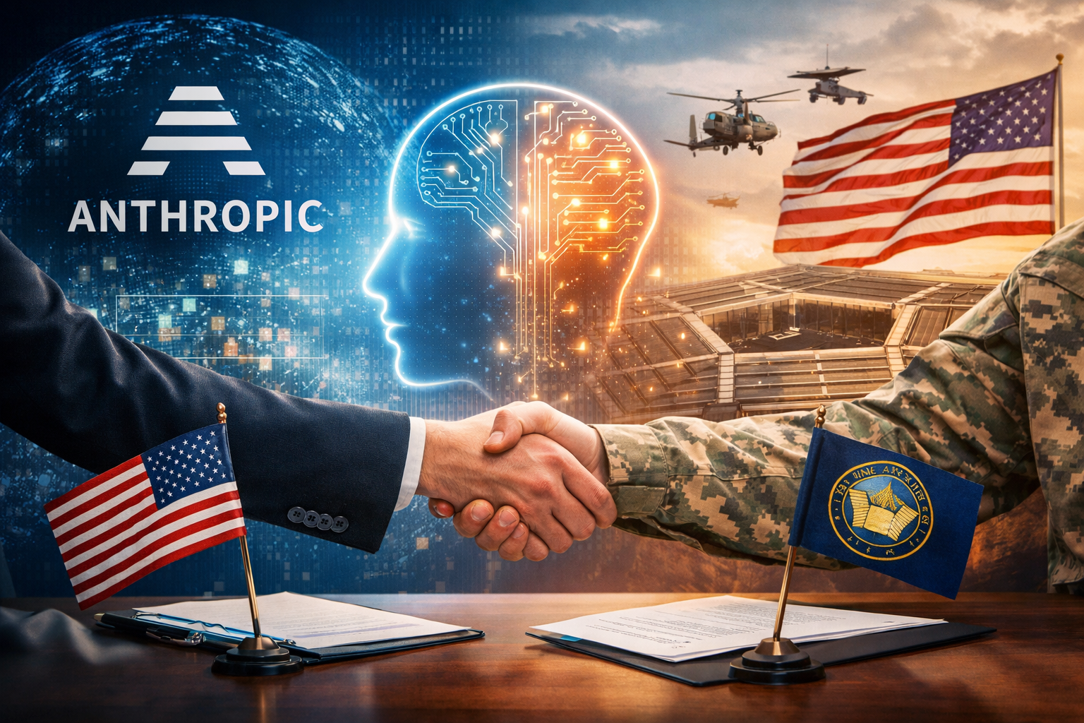 توتر الذكاء الاصطناعي العسكري يعيد “Anthropic” و”البنتاغون” إلى المفاوضات