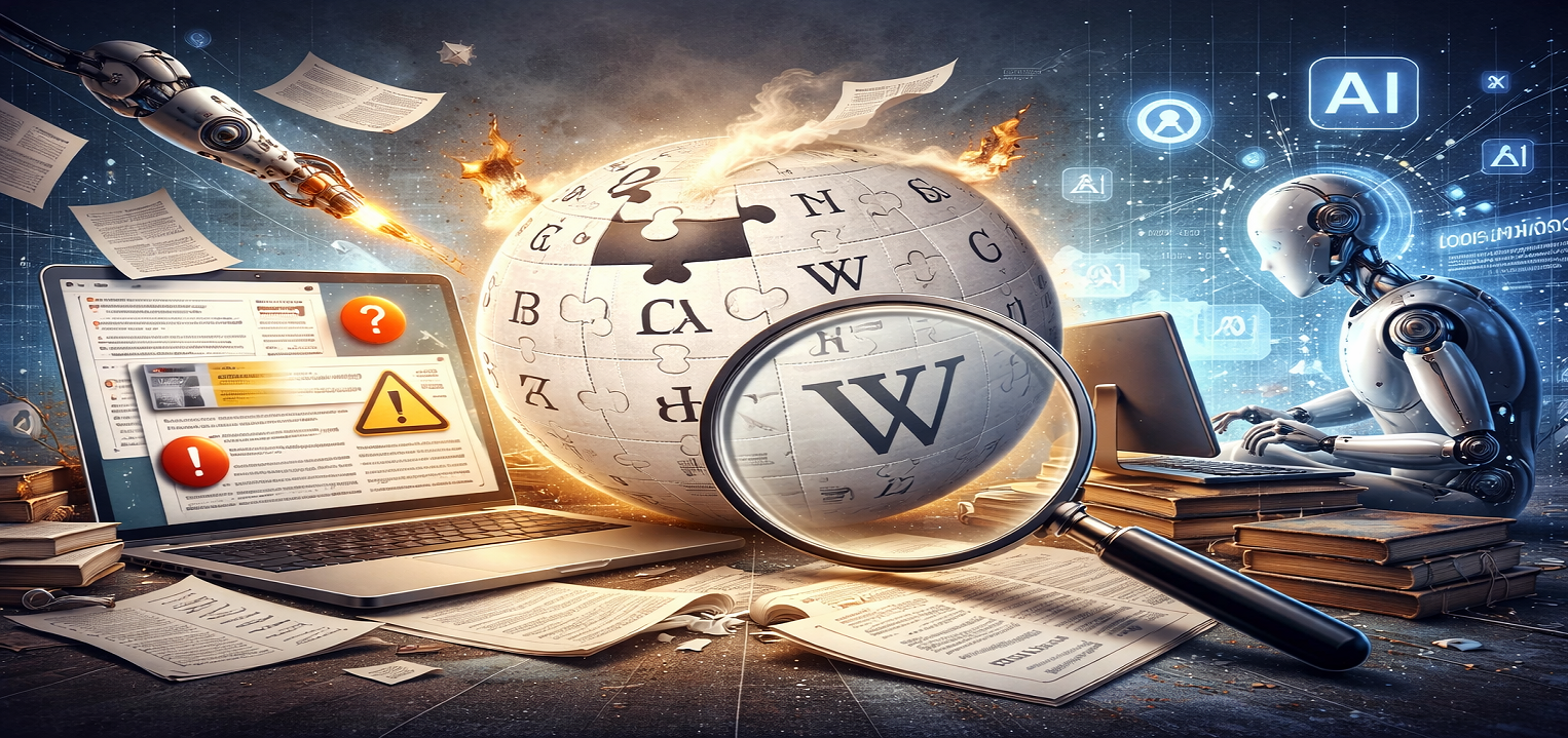 الذكاء الاصطناعي يثير أزمة موثوقية داخل “ويكيبيديا” بسبب “هلوسة” المراجع