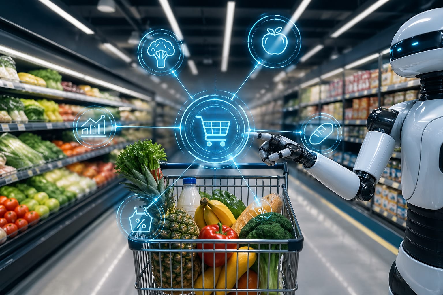 الذكاء الاصطناعي يمنح متاجر البقالة سلاحًا جديدًا ضد الهدر والتراجع