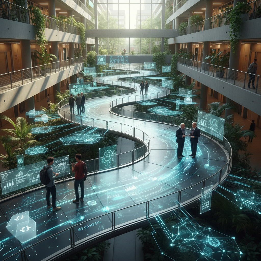 مسارات التعلم في الذكاء الاصطناعي: دليل شامل للمبتدئين والمتخصصين