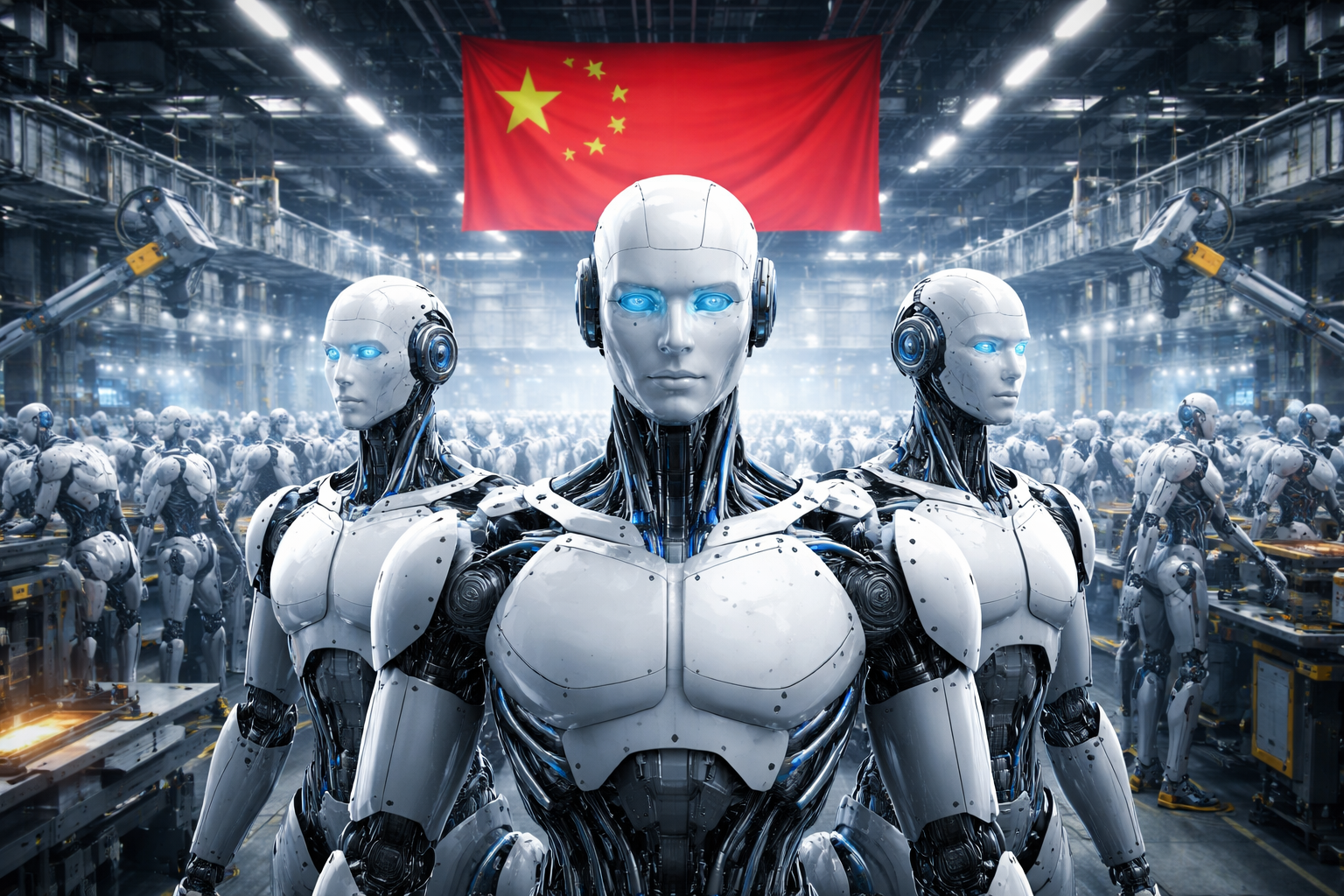 “الصين” تتجه لإنتاج واسع للروبوتات البشرية وتثير قلقًا غربيًا متزايدًا