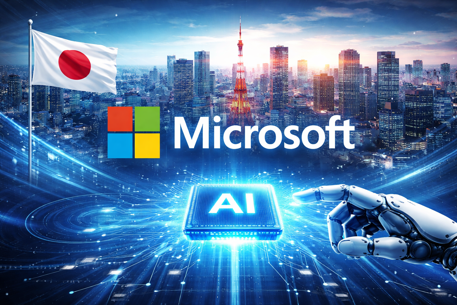 استثمار ضخم من “مايكروسوفت” في “اليابان” لدعم الذكاء الاصطناعي حتى 2029