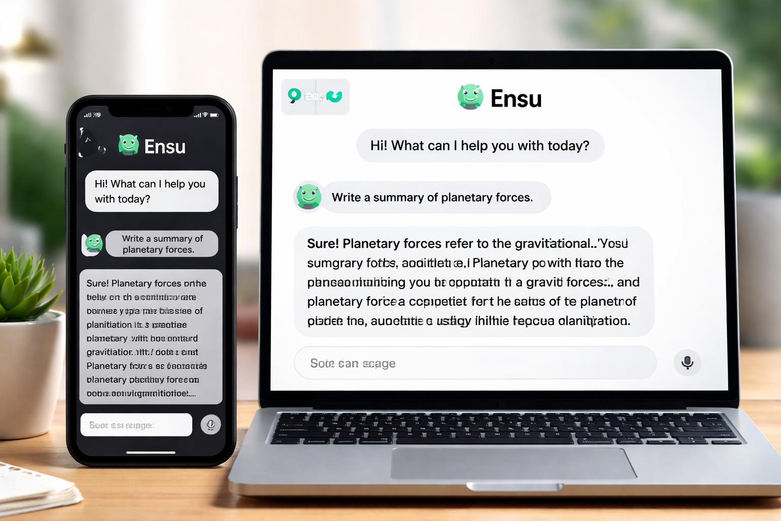 شركة أميركية تطلق “Ensu” روبوت دردشة بالذكاء الاصطناعي يعمل دون إنترنت