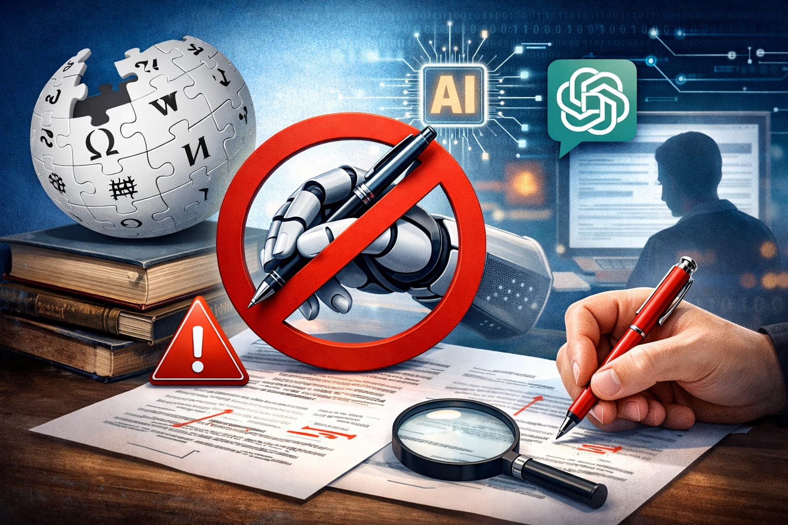 “ويكيبيديا” تفرض ضوابط جديدة على استخدام الذكاء الاصطناعي لحماية جودة المحتوى